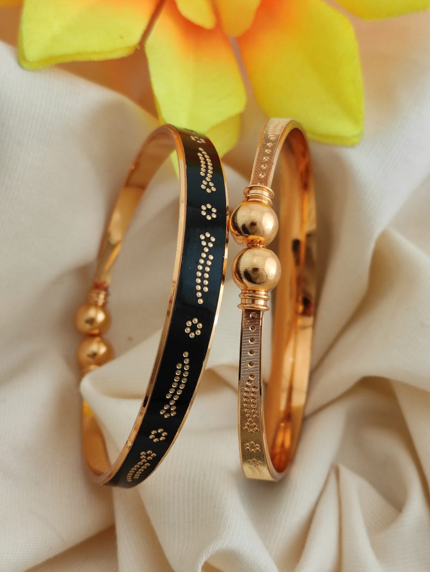 CNC Gold Plated Kadli Bracelets Wholesale Market In Surat With Price
